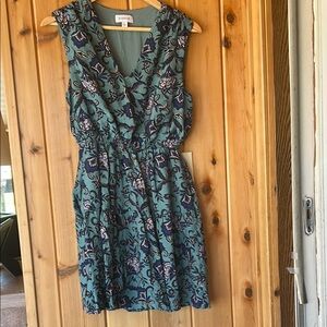 Sundance Green Floral Dress